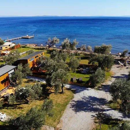 Modern Tiny House Surrounded By Olive Grove Near Beach In Ayvacik Kucukkuyu